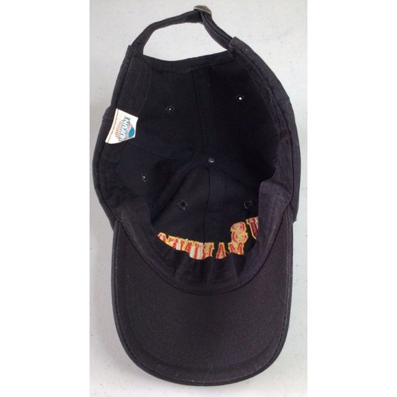 U.S. Marines Retired Embroidered Black Hat Adjustable Buckle Vented Unisex - Picture 5 of 8